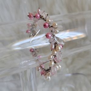 Breast Cancer Beaded Bracelet